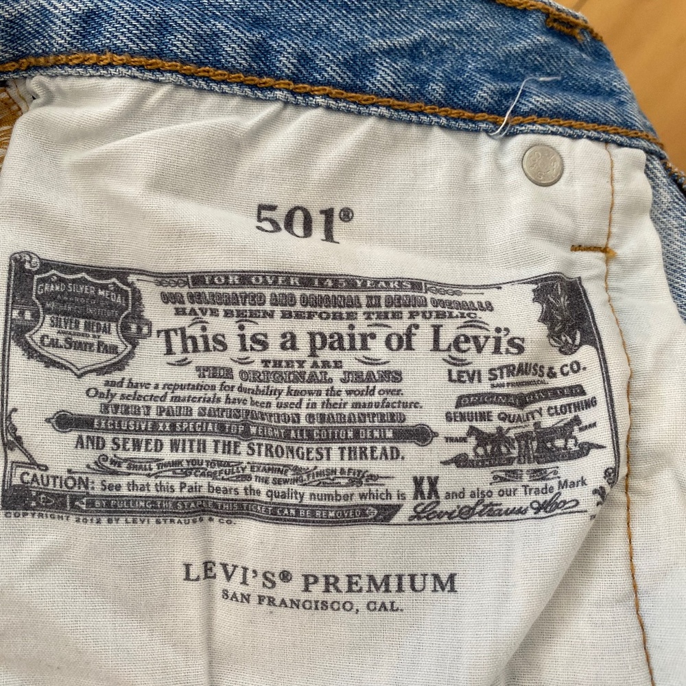 Levi’s 501’s